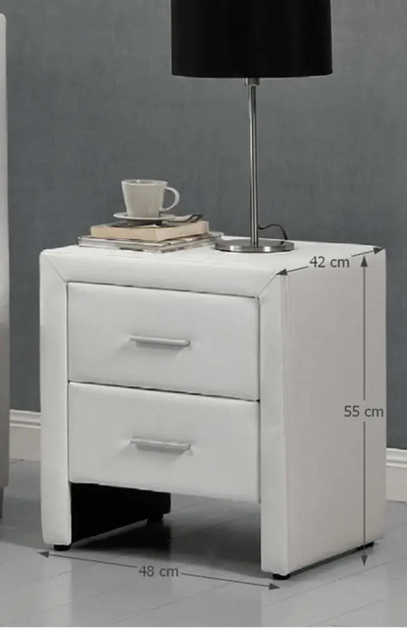 Тумба прикроватная Mobhaus Castel (White)
