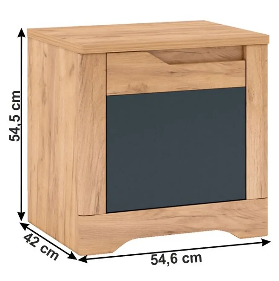 Noptiera Mobhaus Fidel X1 (Craft Oak Golden/Graphite Gray)