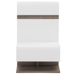 Noptiera Mobhaus Lynatet Typ 95 (White Extra High Gloss/Sonoma Oak Truffle) Thumb