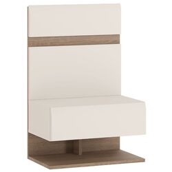 Noptiera Mobhaus Lynatet Typ 95 (White Extra High Gloss/Sonoma Oak Truffle)