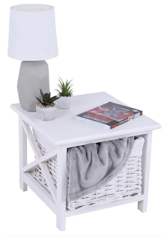 Noptiera Mobhaus Rafaello (White)