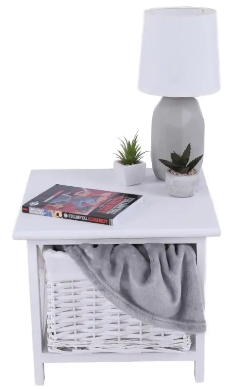 Noptiera Mobhaus Rafaello (White)