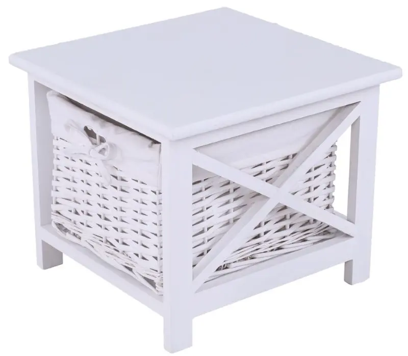 Noptiera Mobhaus Rafaello (White)