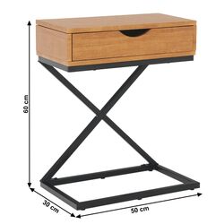 Noptiera Mobhaus Vired (Oak/Black) Thumb