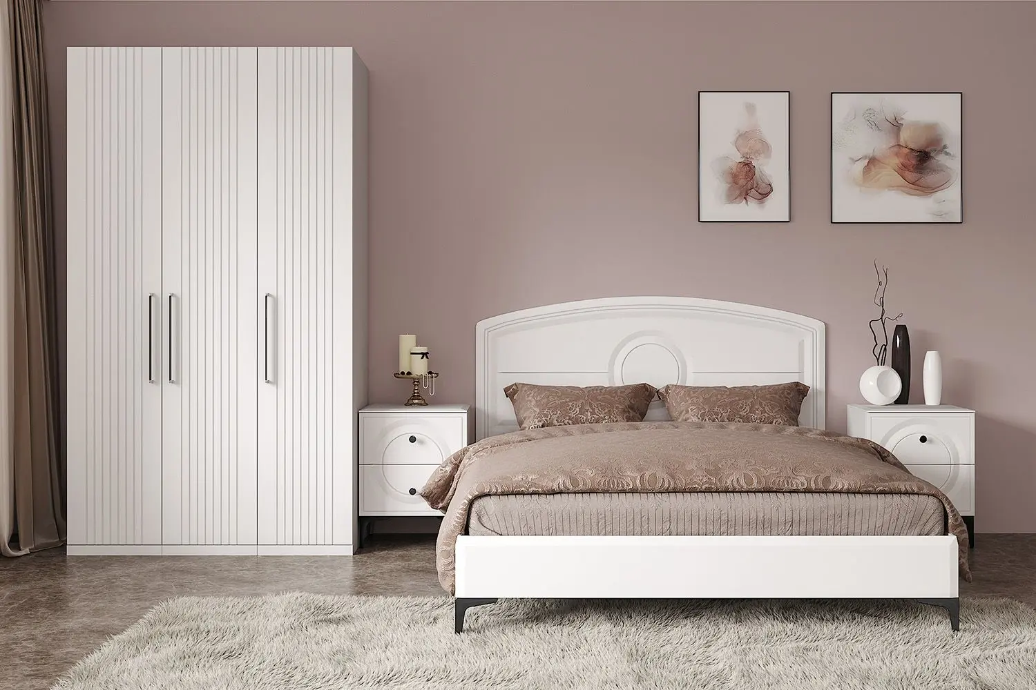 Noptiera Mobi Valensiya 13.291 (White Shagreen)