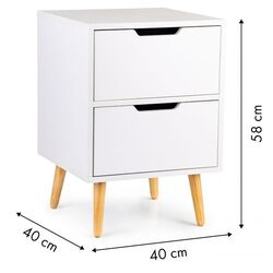 Тумба прикроватная Modern Home WYJ-052 (White) Thumb