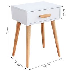 Noptiera Modern Home WYJ-085 (White/Oak) Thumb