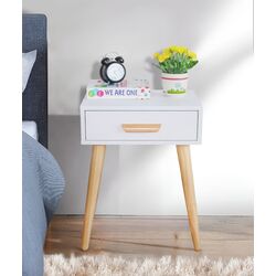 Noptiera Modern Home WYJ-085 (White/Oak)