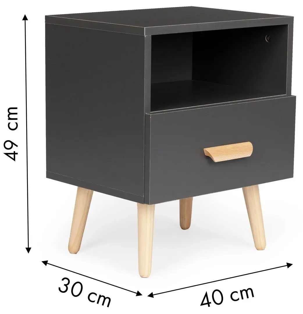 Noptiera Modern Home WYJ-258 (Grey/Oak)