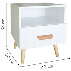 Noptiera Modern Home WYJ-258 (White/Oak) Thumb