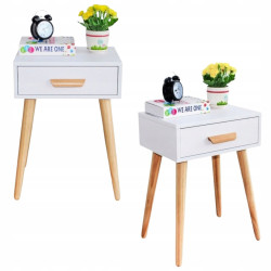 Комплект прикроватных тумбочек ModernHome WYJ-085-2 (White) Thumb