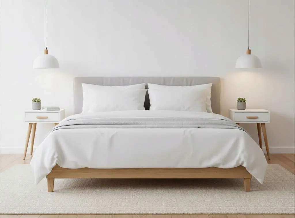 Комплект прикроватных тумбочек ModernHome WYJ-085-2 (White) - 3