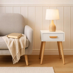 Комплект прикроватных тумбочек ModernHome WYJ-085-2 (White) Thumb