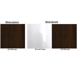 Sectie Неман Barselona МН-115-02 (Niagara Oak/White Gloss) Thumb