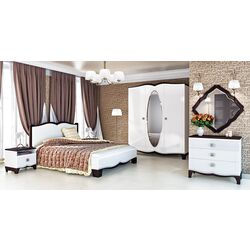 Noptiera Неман Tiffani МН-122-25 (Wenge/White Semi-Gloss) Thumb