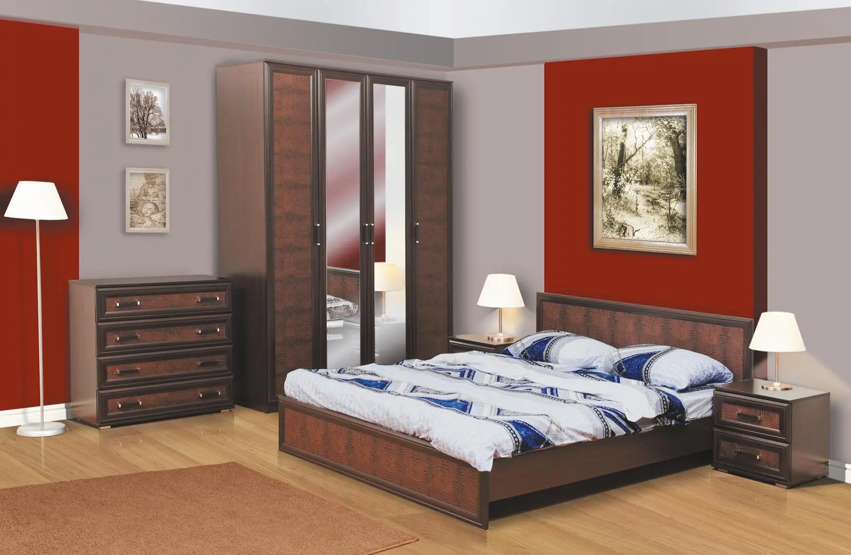 Noptiera Олмеко Volzhanka 06.79 (Wenge/Dark Brown)