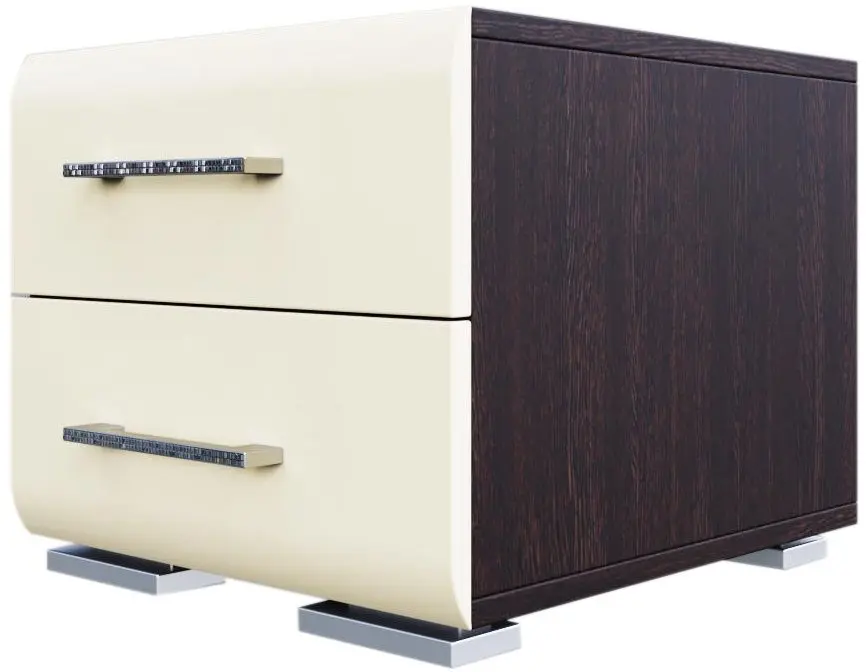 Noptiera Просто хорошая мебель №1 (Wenge Oak/Pearl)