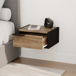 Тумба прикроватная Showdeko ECO (Black/Walnut) Thumb