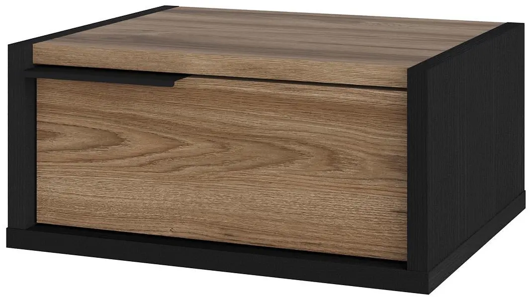 Тумба прикроватная Showdeko ECO (Black/Walnut) - 3