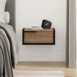 Тумба прикроватная Showdeko ECO (Black/Walnut)