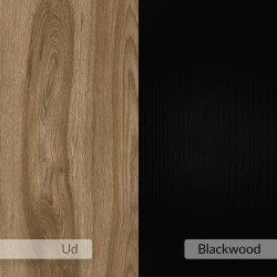 Тумба прикроватная Showdeko ECO (Black/Walnut) Thumb
