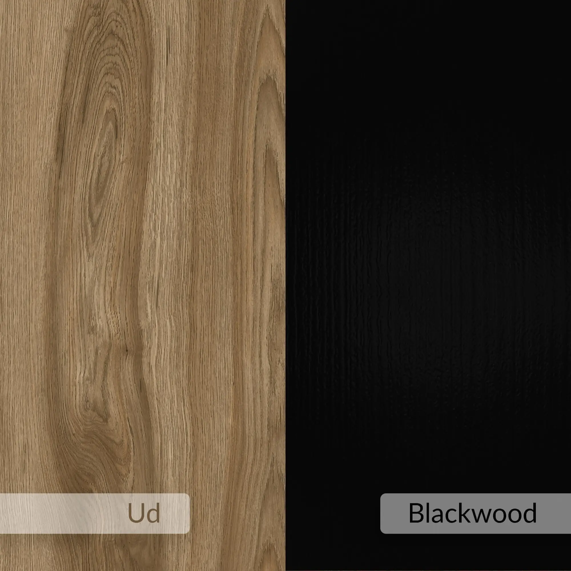 Тумба прикроватная Showdeko ECO (Black/Walnut) - 4