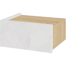 Тумба прикроватная Showdeko Onda (White/Sapphire Oak) Thumb