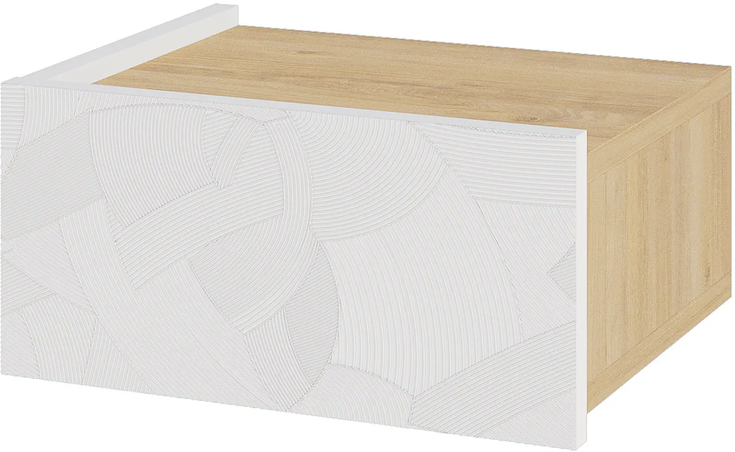 Тумба прикроватная Showdeko Onda (White/Sapphire Oak) - 2
