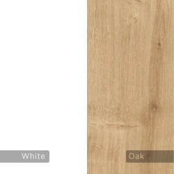 Тумба прикроватная Showdeko Onda (White/Sapphire Oak) Thumb