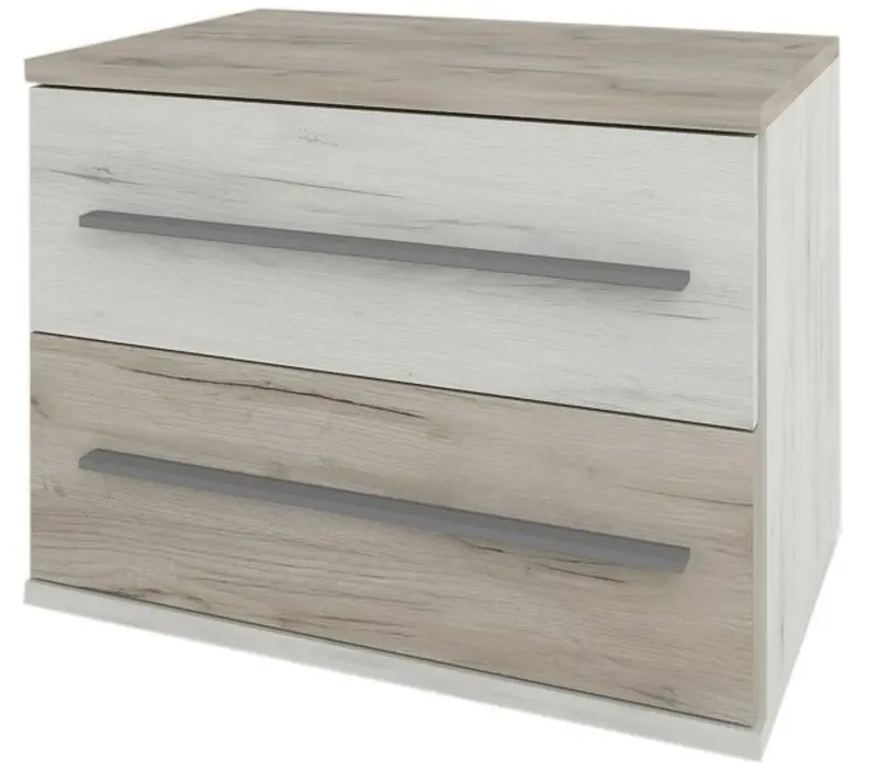 Noptiera Sokme Milana (Craft Oak White/Craft Oak Gray)