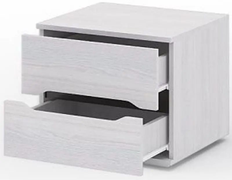 Тумба прикроватная Стендмебель Валенсия ТБ 011 (Дуб Анкор Светлый) - 2