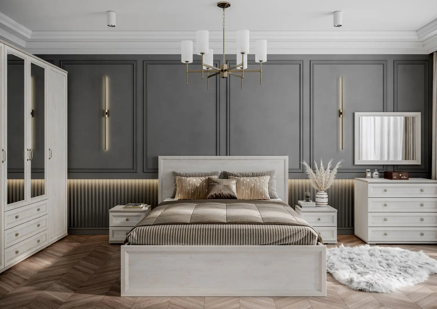 Noptiera SV-Mebel Aleksandriya ТБ-108 (Santorini Pine Light)