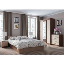 Тумба прикроватная SV-mebel Эдем 5 (Ясень Шимо Светлый/Ясень Шимо Темный) Thumb