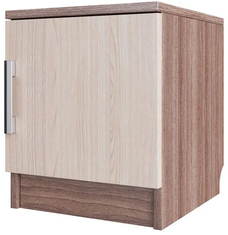 Тумба прикроватная SV-mebel Эдем 5 (Ясень Шимо Светлый/Ясень Шимо Темный)