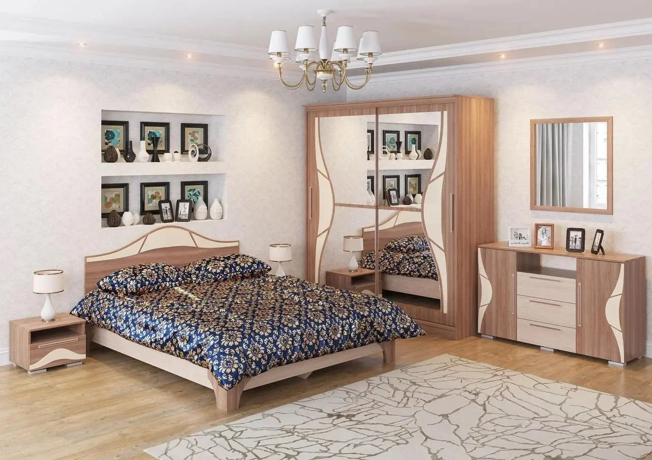 Noptiera SV-mebel Laguna 5 (Ash Shimo Light/Ash Shimo Dark)