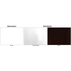 Noptiera SV-Mebel Solo (White/White Gloss/Wenge) Thumb