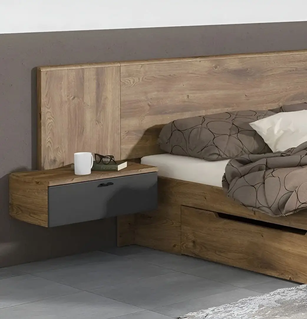 Noptiera Tempo Kondela Armeny 8XX3AT1L (Ribbeck Oak/Dark Graphite)