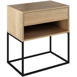 Noptiera Tempo Kondela Arti Typ 2 (Sonoma Oak/Black) Thumb