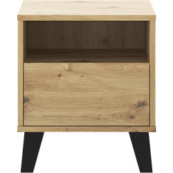 Тумба прикроватная Tempo Kondela Bogan New 1S (Artisan Oak) Thumb