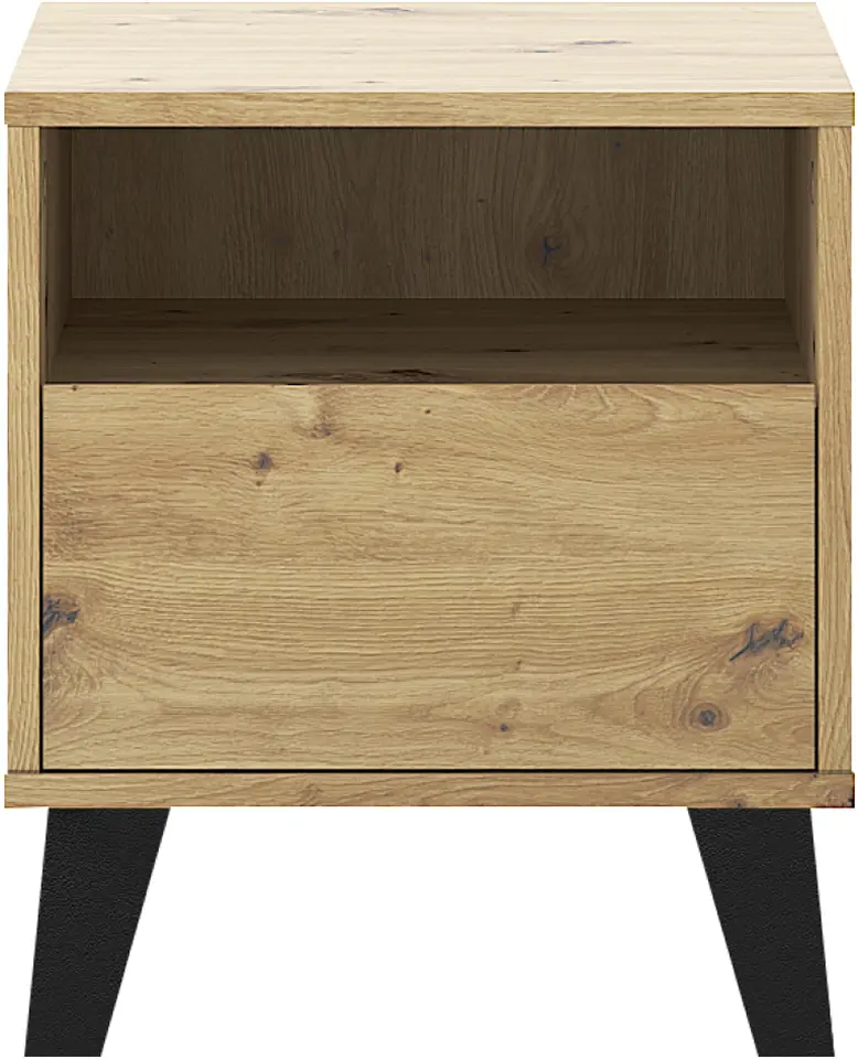 Тумба прикроватная Tempo Kondela Bogan New 1S (Artisan Oak) - 2