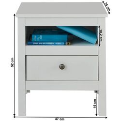 Noptiera Tempo Kondela Olje 1S (White) Thumb