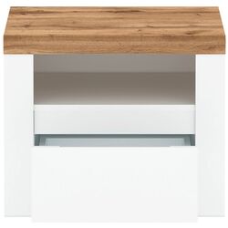 Тумба прикроватная Tempo Kondela Vilgo 1S (Wotan Oak/White Gloss) Thumb