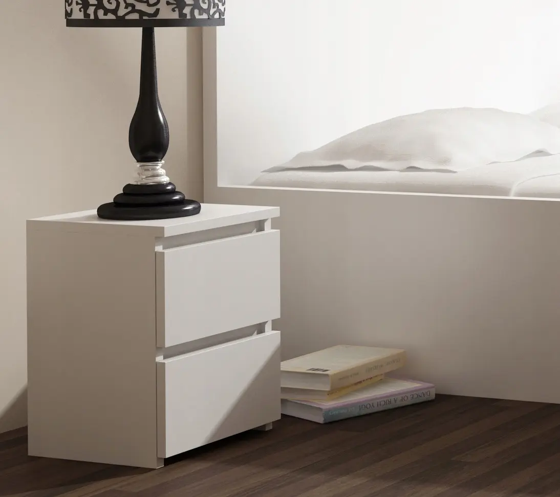 Комплект прикроватных тумб TopEshop Malwa M2 2pcs (White) - 6