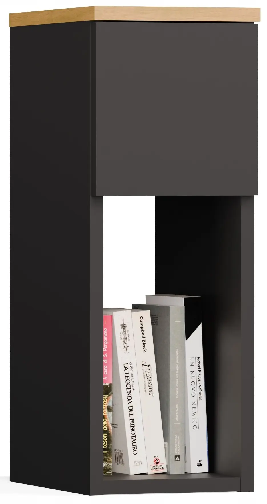 Тумба прикроватная TopEshop Galax 20 1S (AnthraciteArtisan Oak) - 3