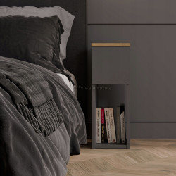 Тумба прикроватная TopEshop Galax 20 1S (AnthraciteArtisan Oak)