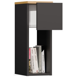 Тумба прикроватная TopEshop Galax 20 1S (AnthraciteArtisan Oak) Thumb