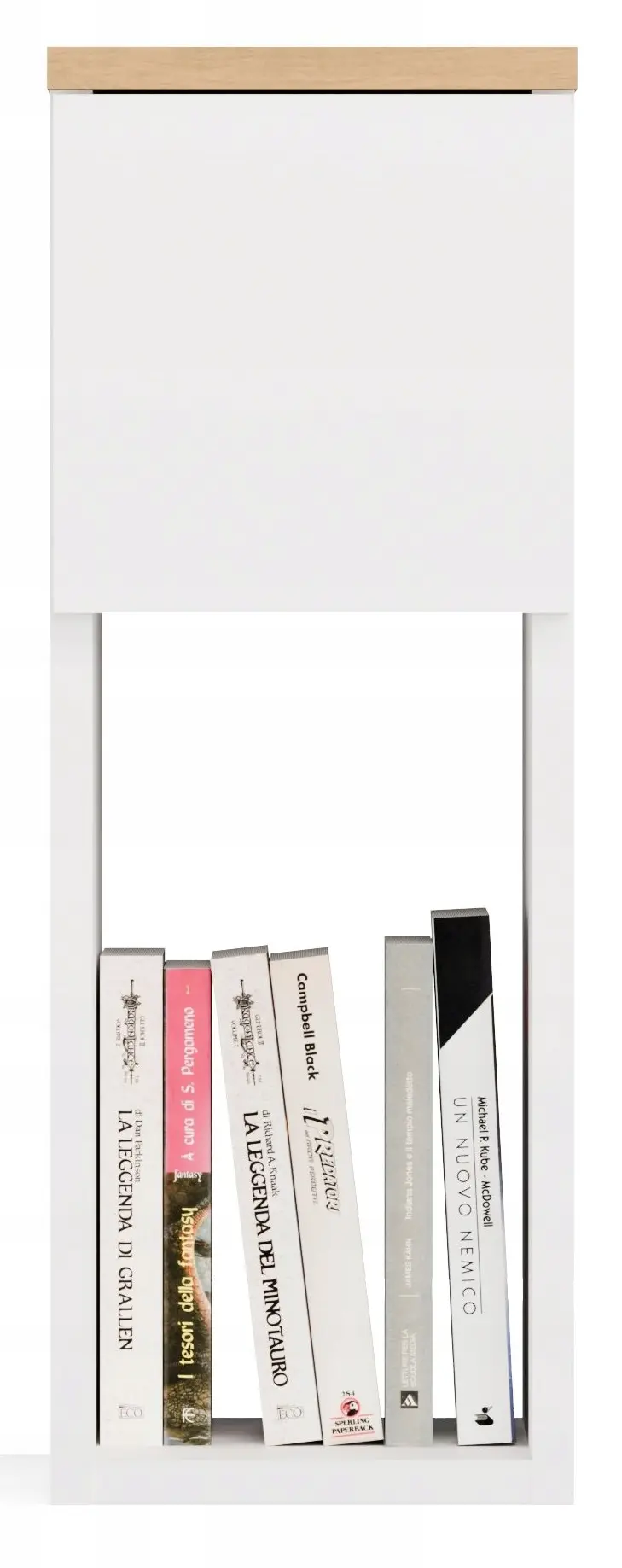 Тумба прикроватная TopEshop Galax 20 1S (White/Artisan Oak) - 4