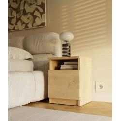 Тумба прикроватная TopEshop Galax 30 1D (Artisan Oak) Thumb