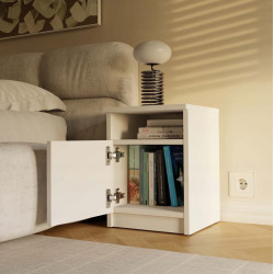 Тумба прикроватная TopEshop Galax 30 1D (White) Thumb