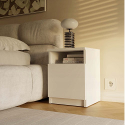 Тумба прикроватная TopEshop Galax 30 1D (White)